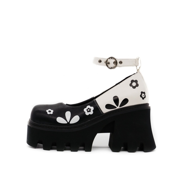 NWT LaModa Floral Chunky Platform Mary Jan… - Picture 5 of 8